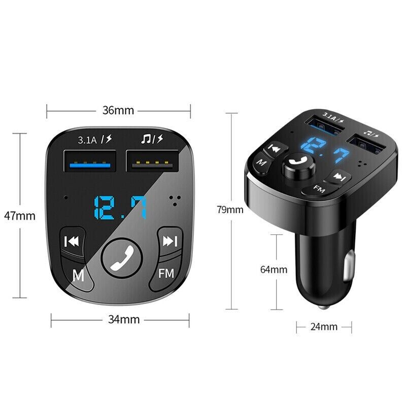 Wireless Bluetooth Car FM Transmitter