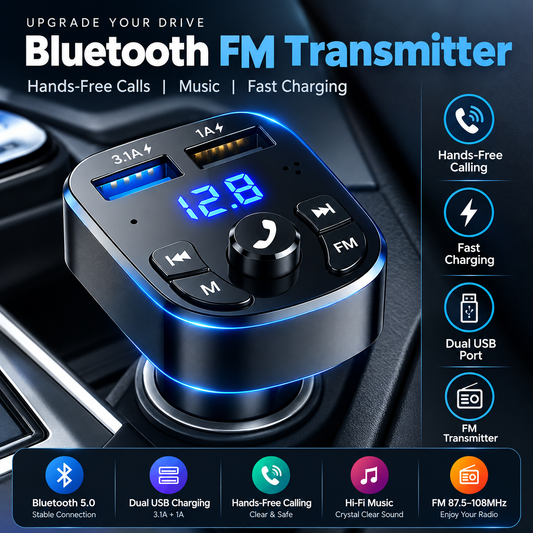 Wireless Bluetooth Car FM Transmitter